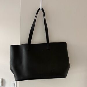 Away Black Leather Latitude Large Tote Bag